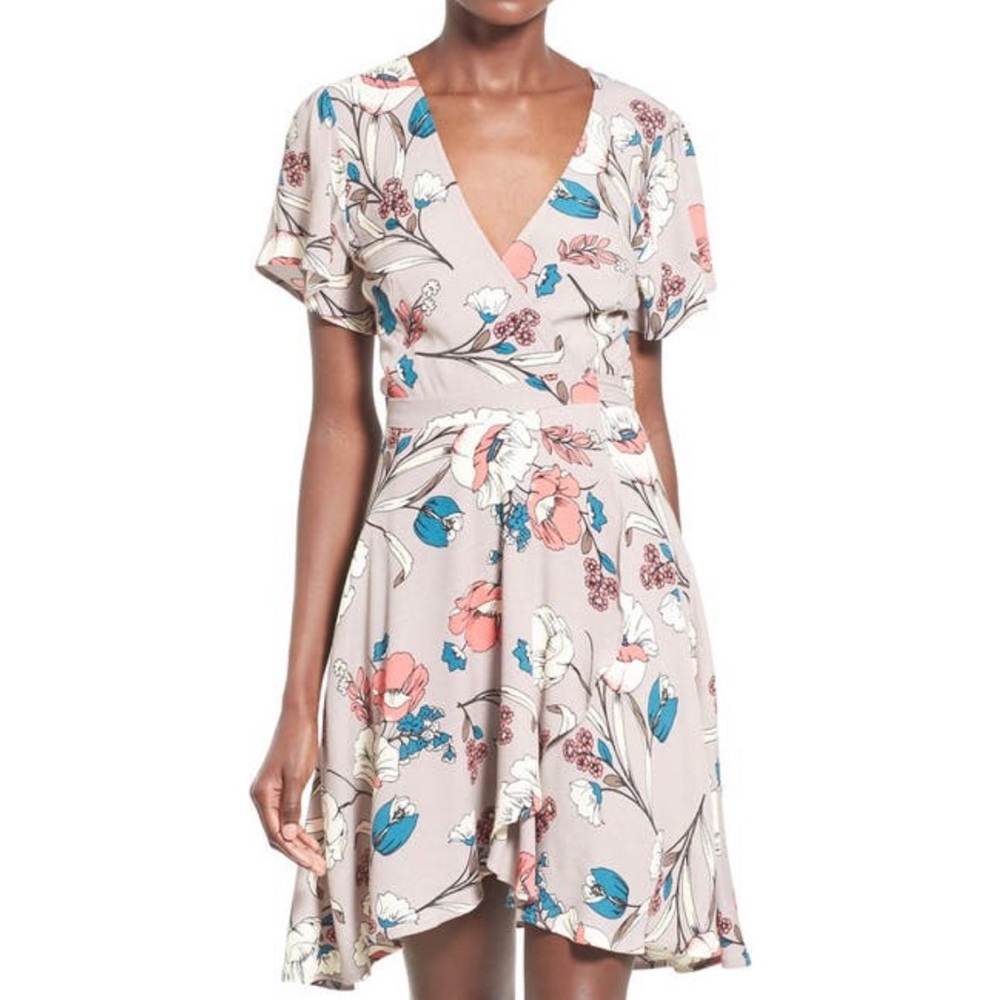 ASTR the Label Floral Print Dress